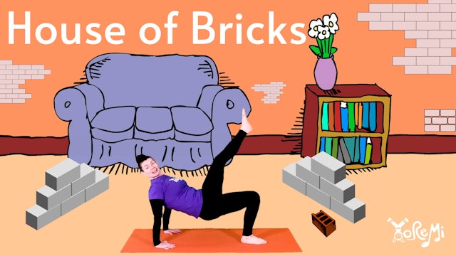 House of Bricks (Reverse Table Top and Three Legged Dog)