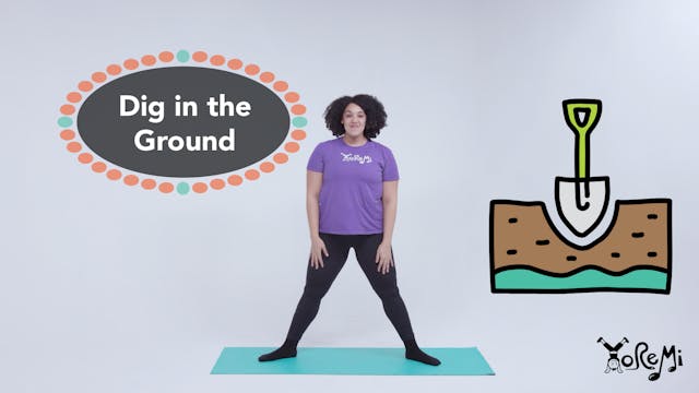 Dig In The Ground (Goddess Pose)