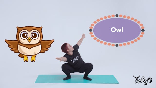 Owl (Deep Squat & Gentle Twist)
