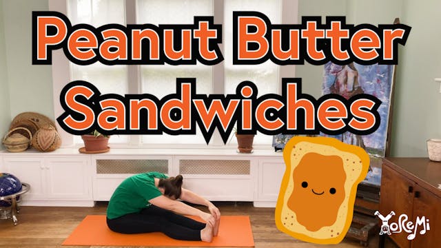 Peanut Butter Sandwiches (Forward Fold)
