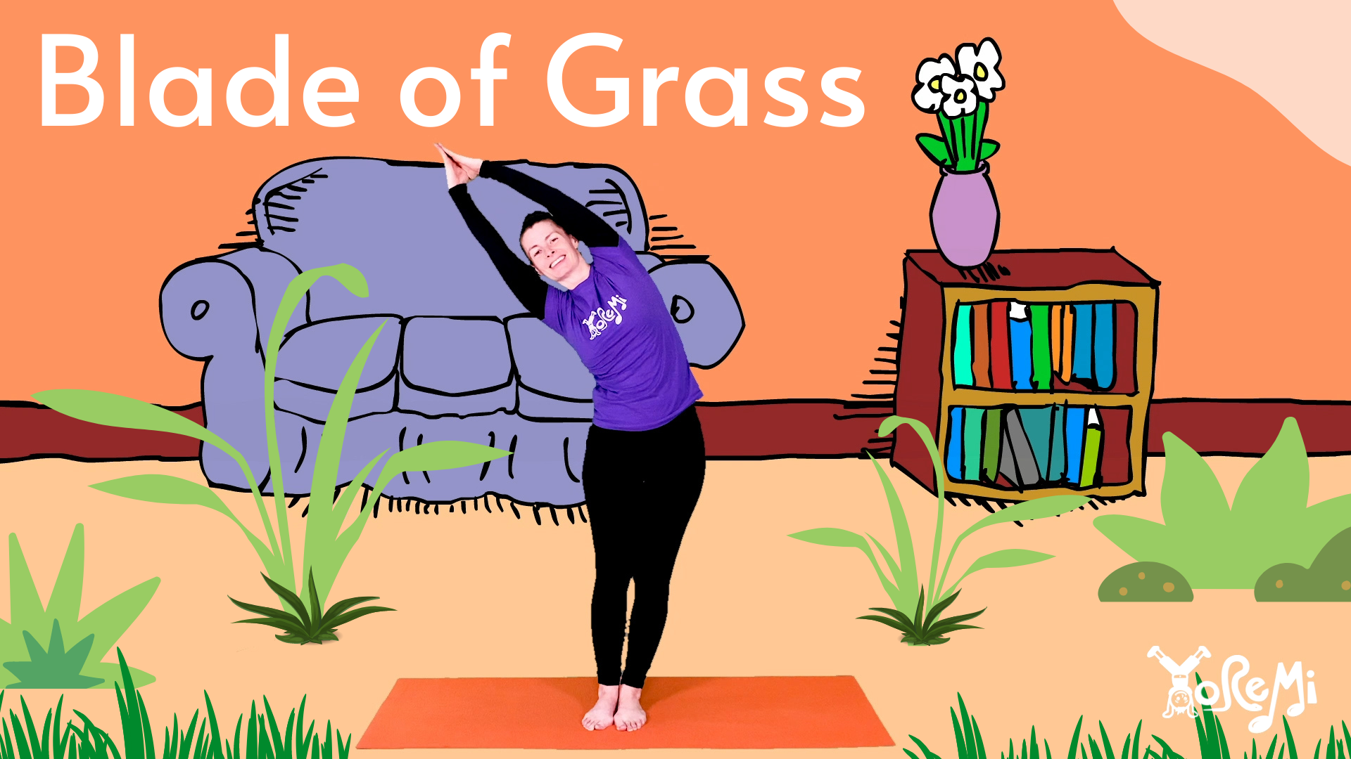 Blade of Grass (Standing Crescent Moon Pose)