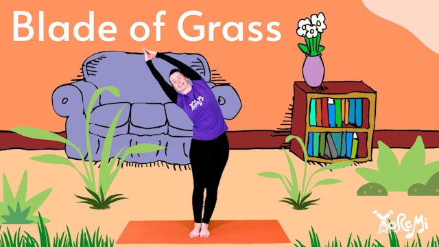 Blade of Grass (Standing Crescent Moon Pose)