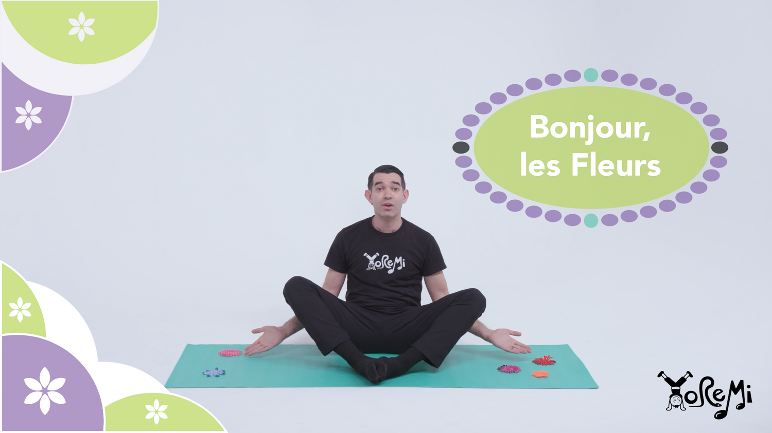 Bonjour Les Fleurs (Flower Pose)