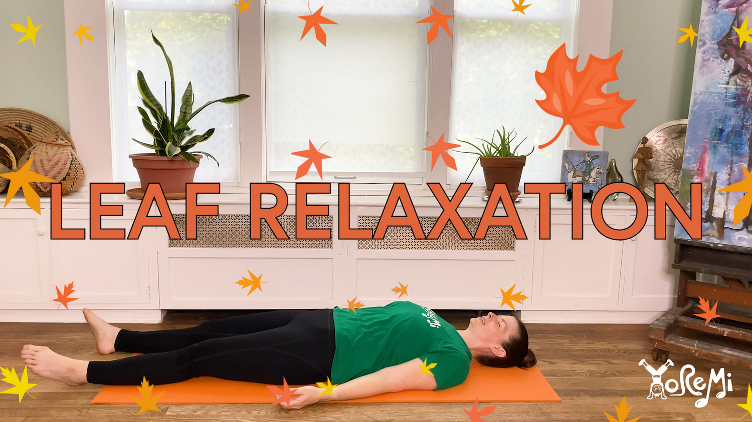 Leaf Relaxation (Mindfulness and Breathing)