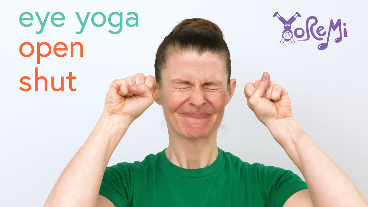 Eye yoga. Йога для глаз. Open shut.