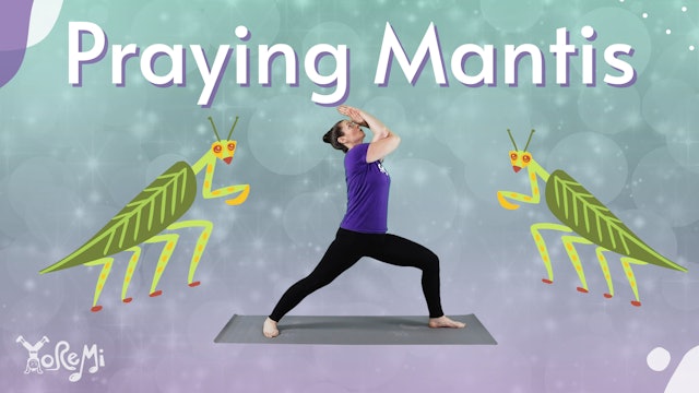 Praying Mantis (Humble Warrior with Eagle Arms)