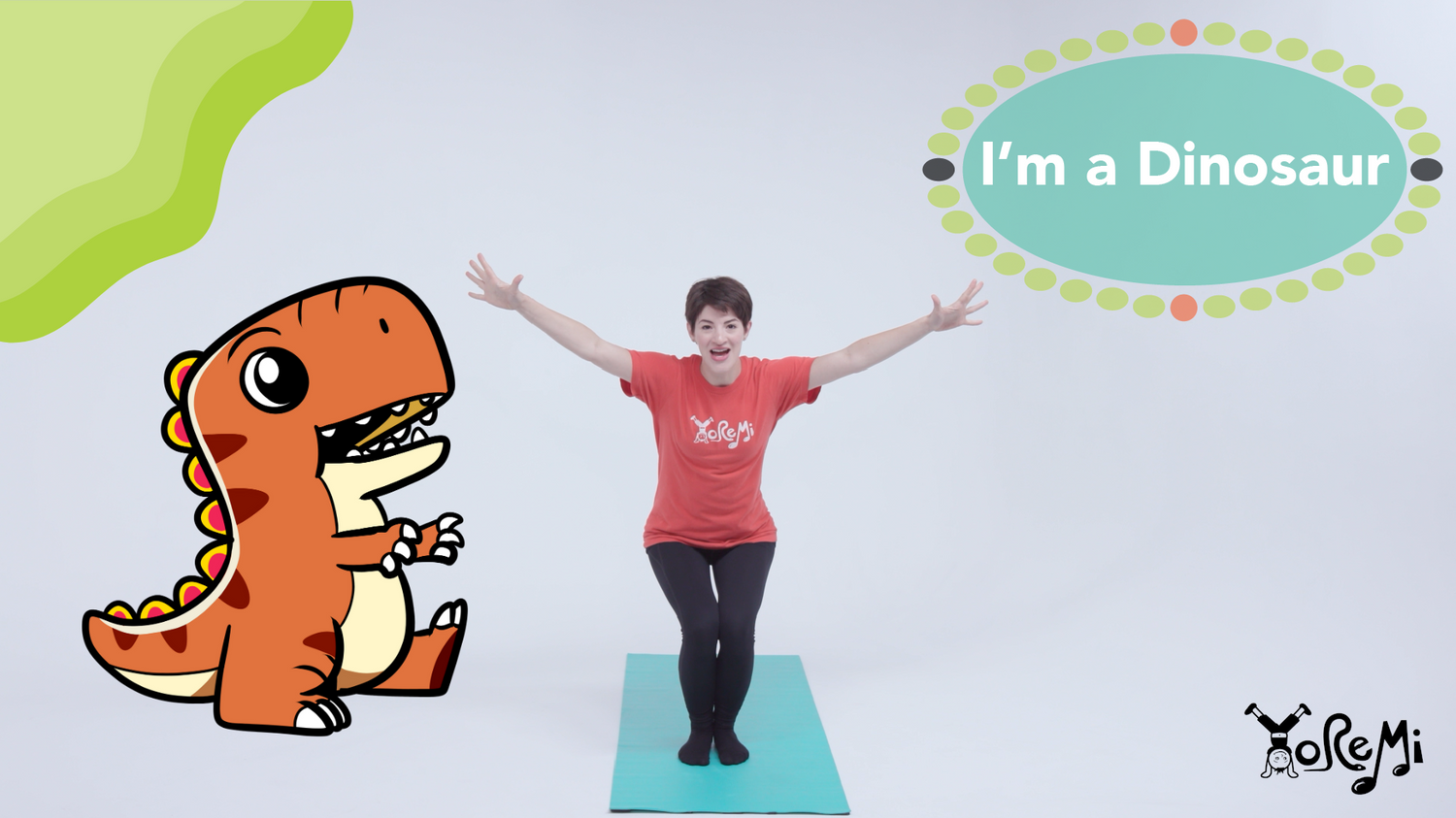 I'm a Dinosaur (Chair Pose)