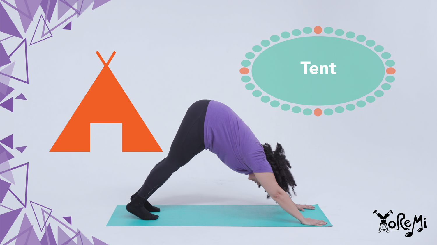 Tent (Downward Facing Dog Pose)