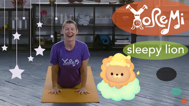 Sleepy Lion (Upward Facing Dog)