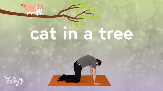 Cat in a Tree (Cat Pose, Tree Pose)