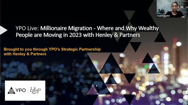 YPO Live Millionaire Migration with H...