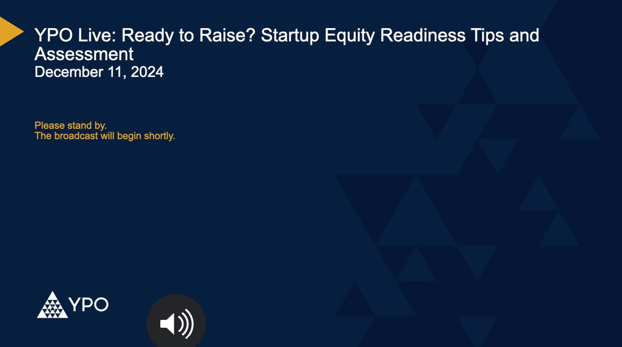 Ready to RAISE: Startup Equity Readiness Tips and Assessment