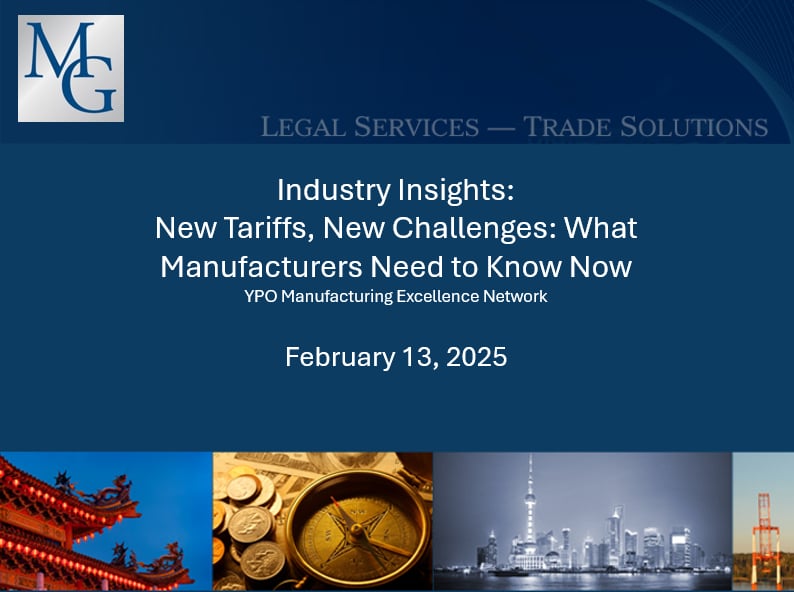 New Tariffs, New Challenges - What Manufacturers Need to Know NOW - Feb 2025