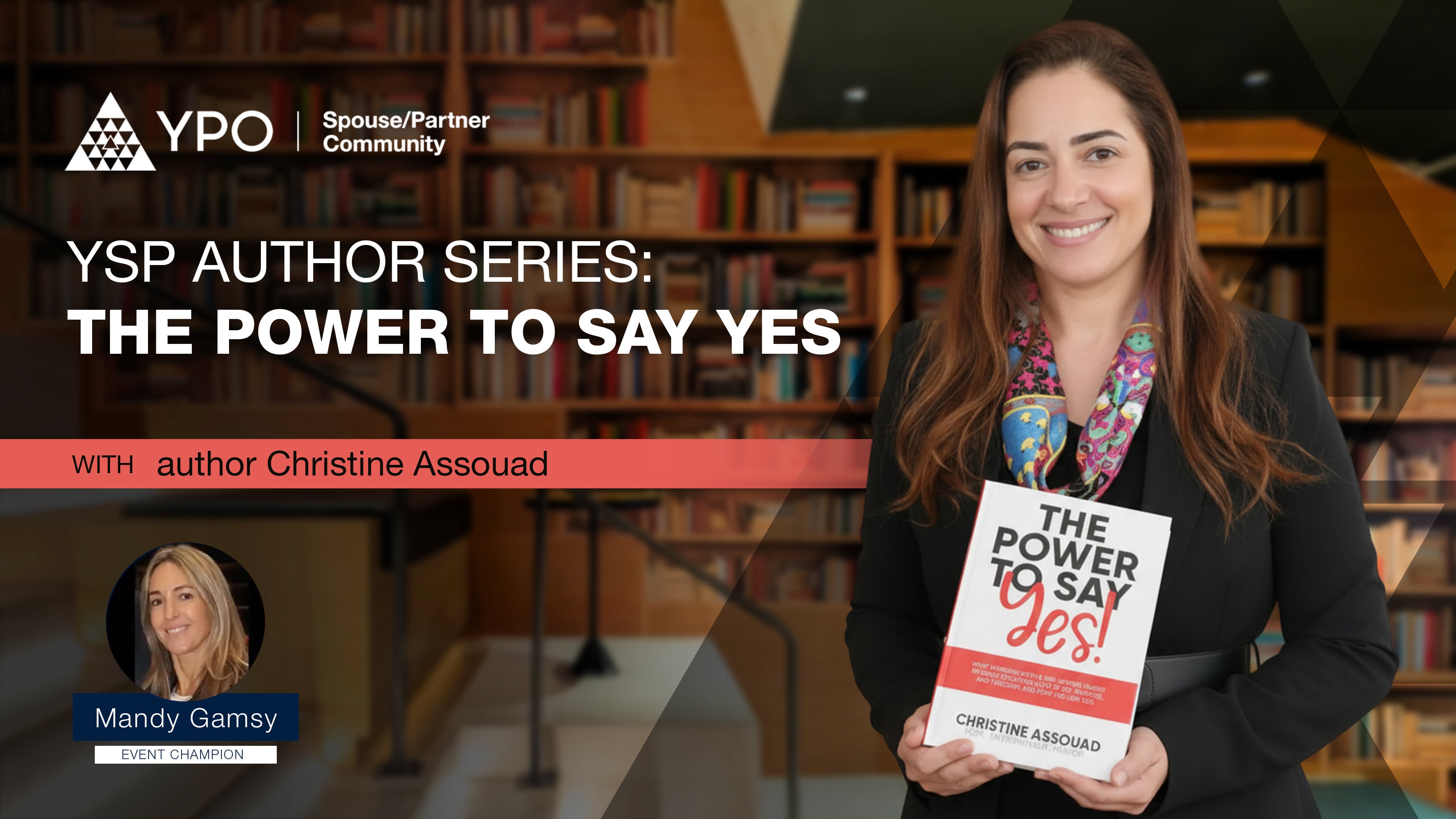 YSP Author Series: The Power to Say Yes with author Christine Assouad