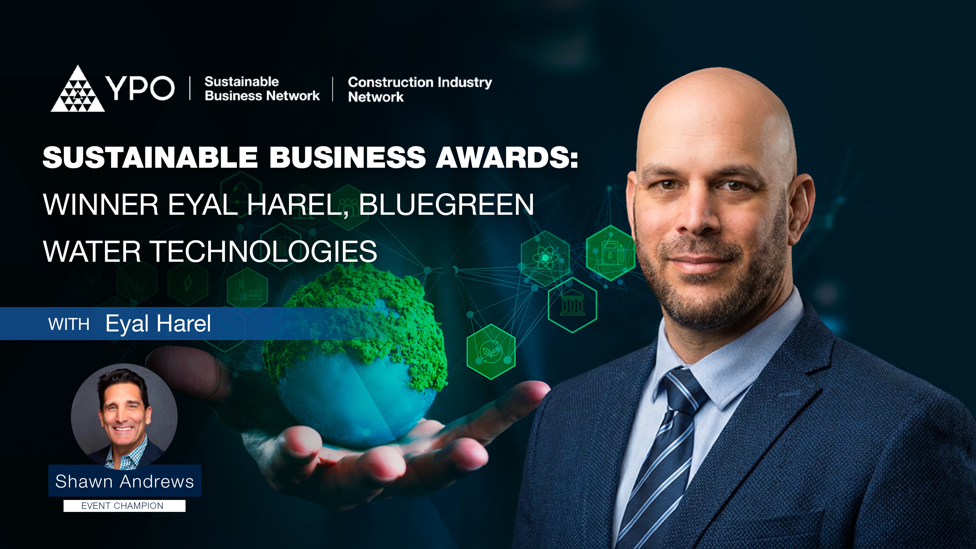Sustainable Business Network Award Winner Eyal Harel, BlueGreen Water Technologies