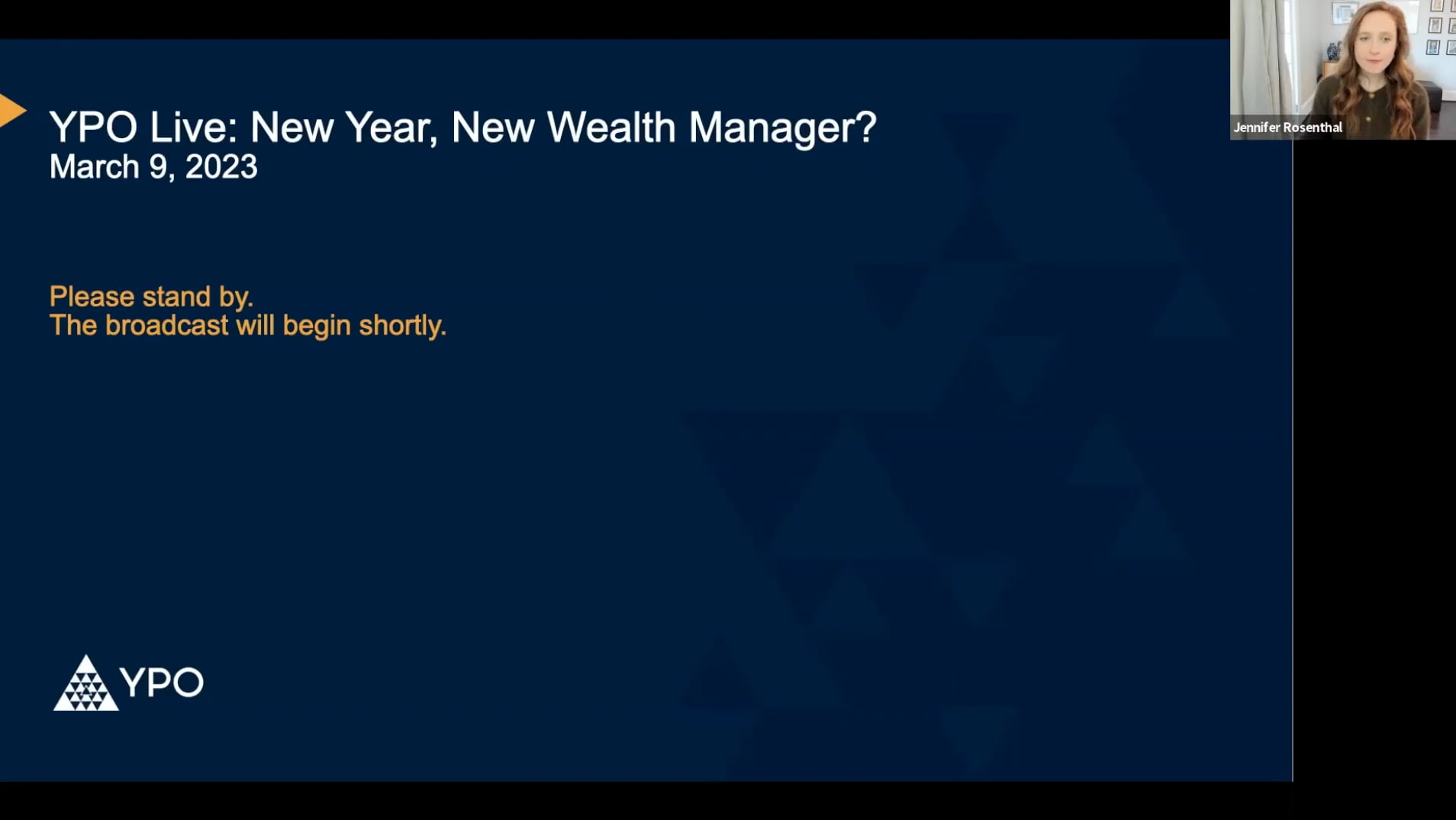 YPO Live: New Year, New Wealth Manager? - YPO