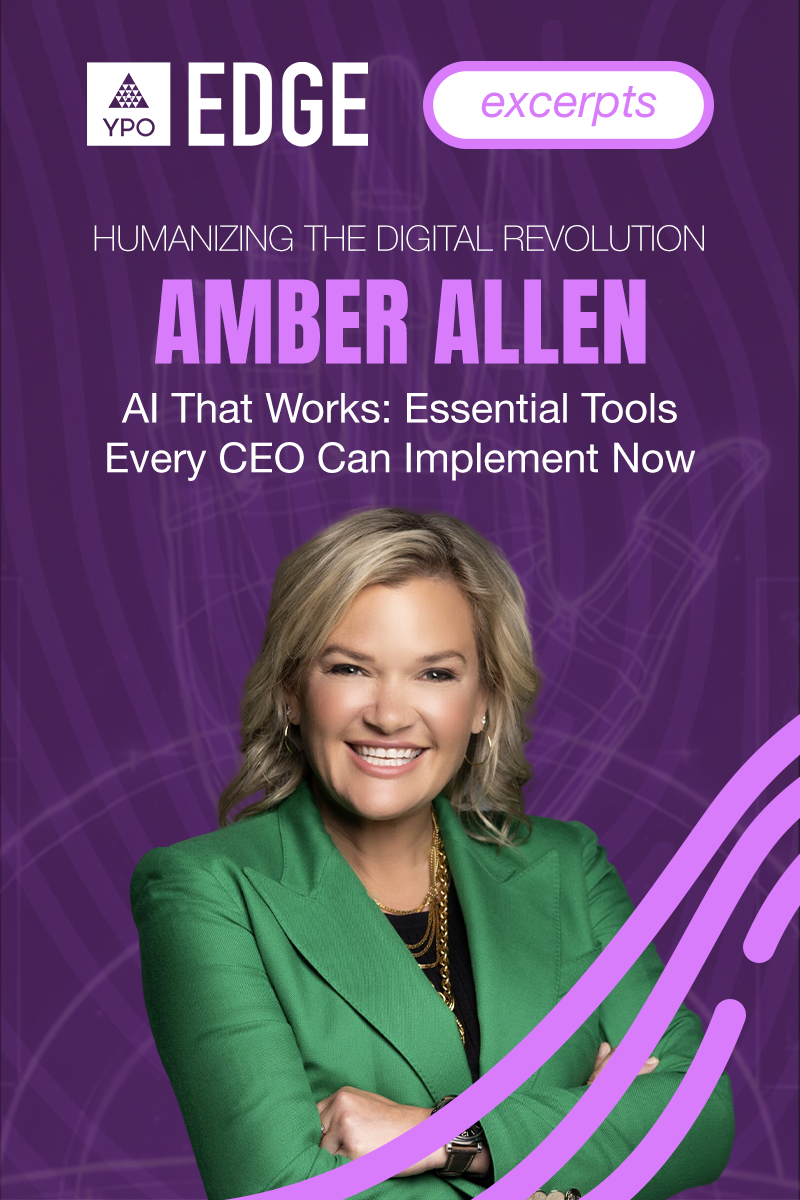 Amber Allen: AI That Works - Essential Tools Every CEO Can Implement Now | EDGE 2026