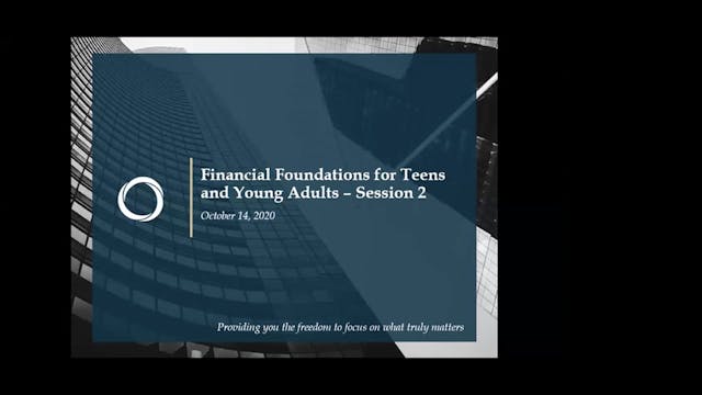 Financial Foundations For Teens And Y...