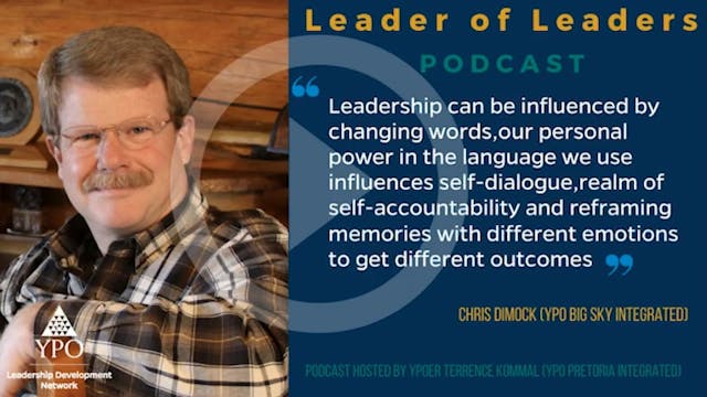 Leader of Leaders Chris Dimock