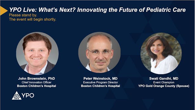 YPO Live: What's Next? Innovating the...