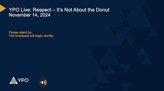 Respect – It’s Not About the Donut