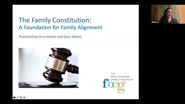 The Family Constitution: A Foundation...