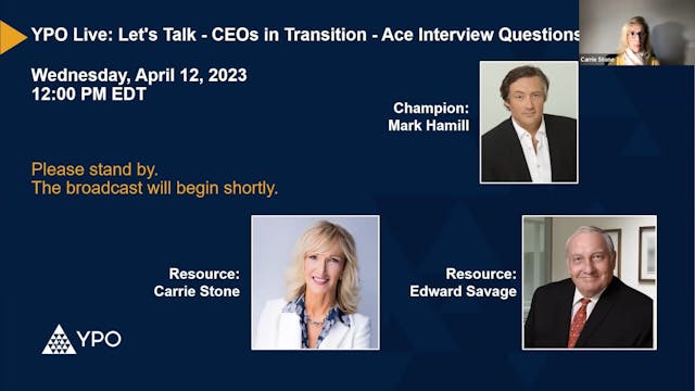 YPO Live: Let’s Talk : CEOs in Transi...