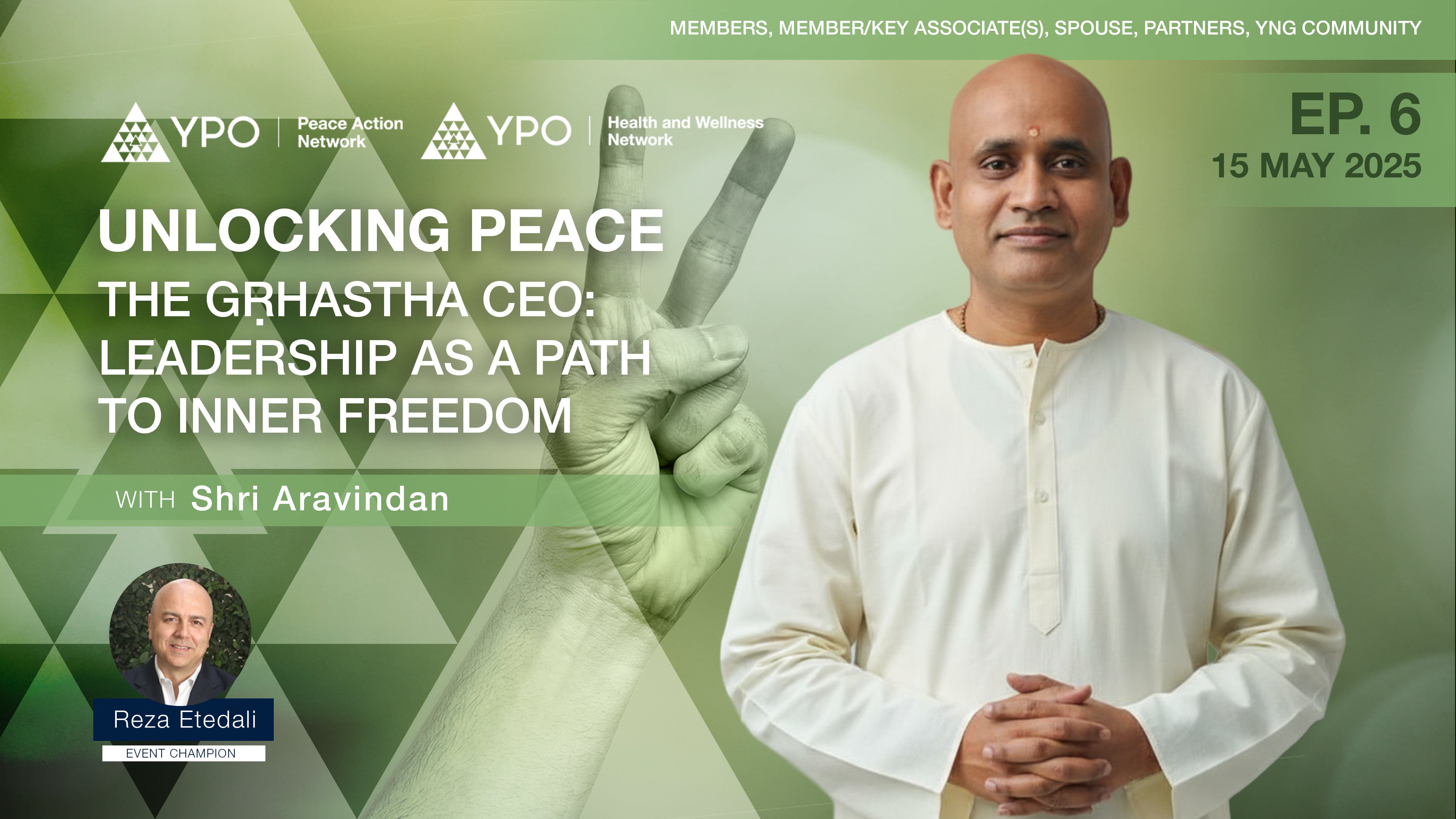 Ep.6 Unlocking Peace: The Gṛhastha CEO Leadership as a Path to Inner Freedom | 15 May 2025