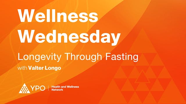 Wellness Wednesday - Longevity throug...