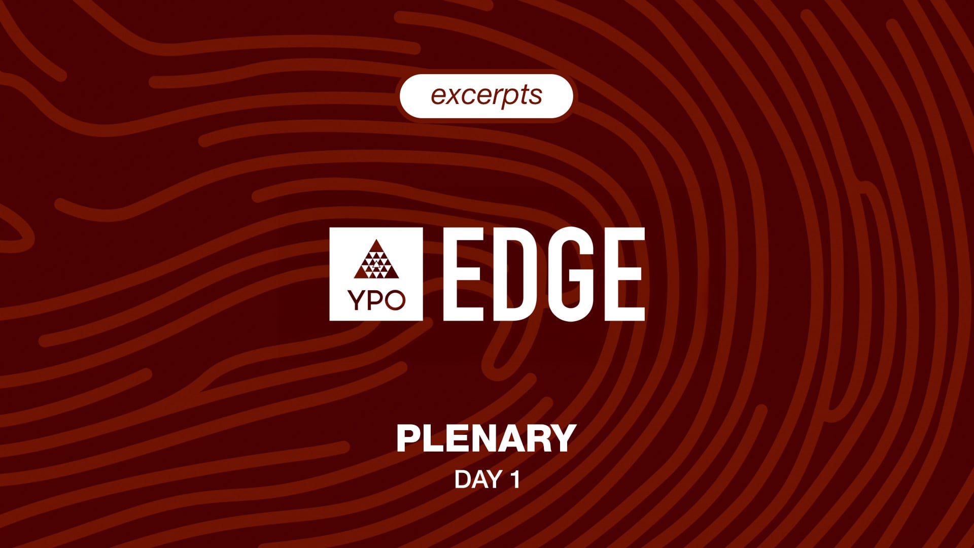 Opening Plenary: Day 1 | EDGE 2026