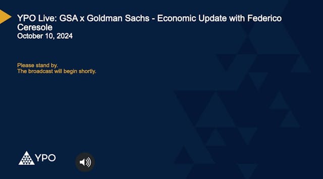 GSA x Goldman Sachs - Economic Update...