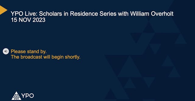 Scholars in Residence Series with Wil...