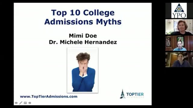 GCC: Top 10 Myths About College Admis...