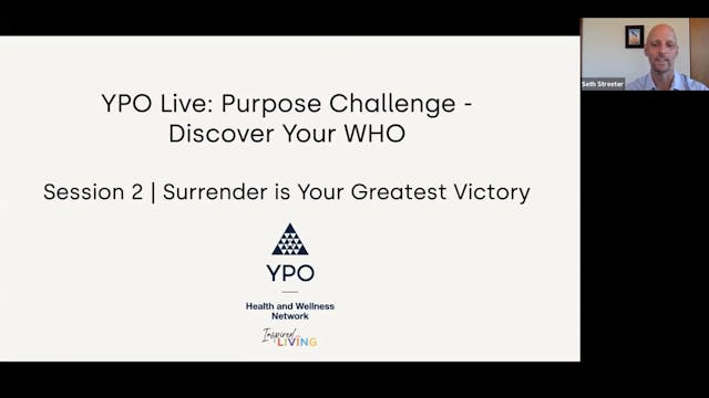 Purpose Challenge - Discover Your WHO...