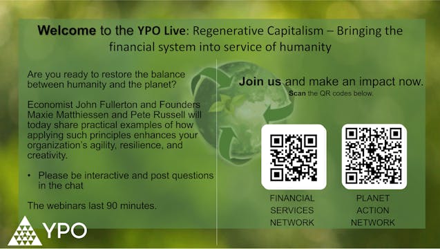 Regenerative Capitalism – Bringing th...