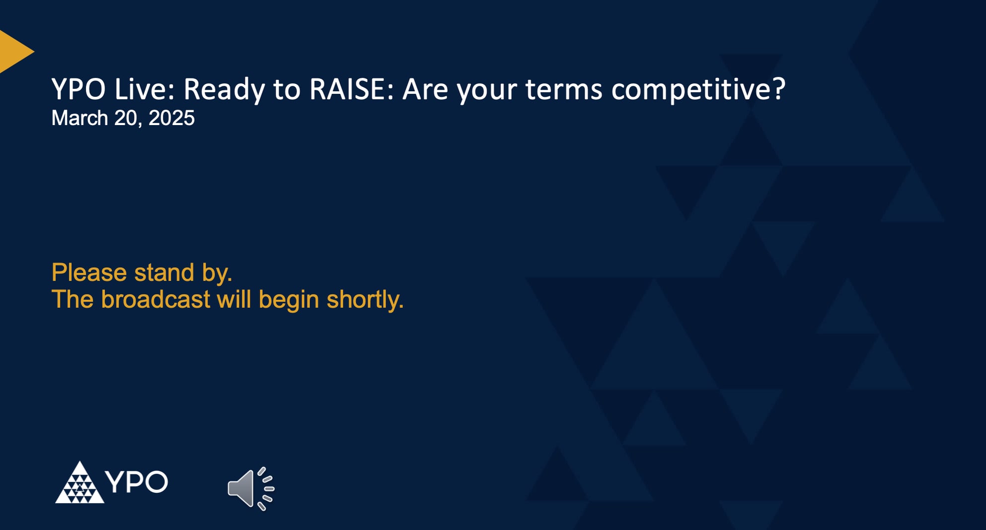 Ready to RAISE: Are your terms competitive?