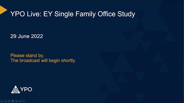 EY Single Family Office Study Event, ...