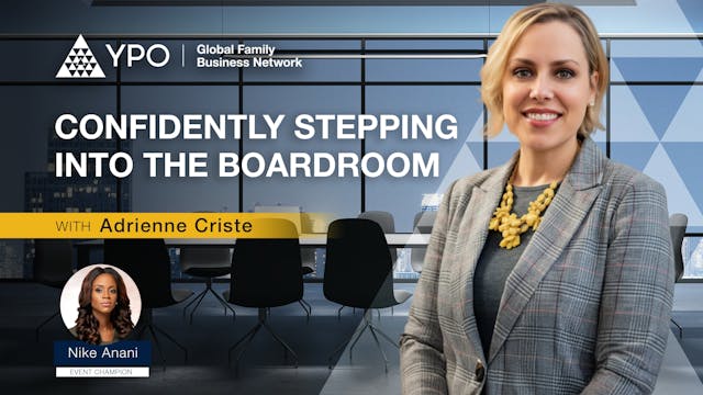 Confidently Stepping Into the Boardroom