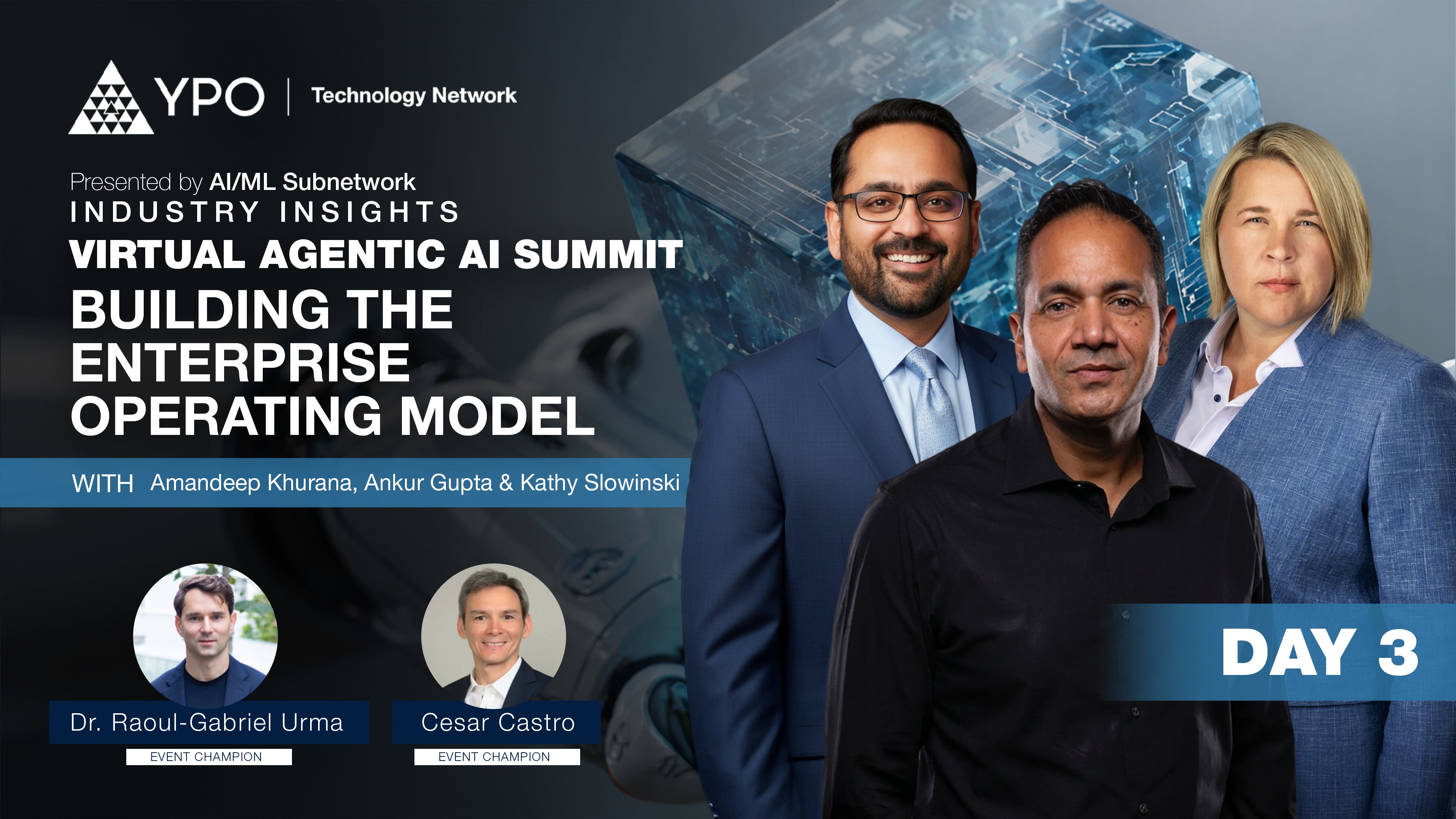 Building the Enterprise Operating Model | Virtual Agentic AI Summit, Jul 2026 - Session 3