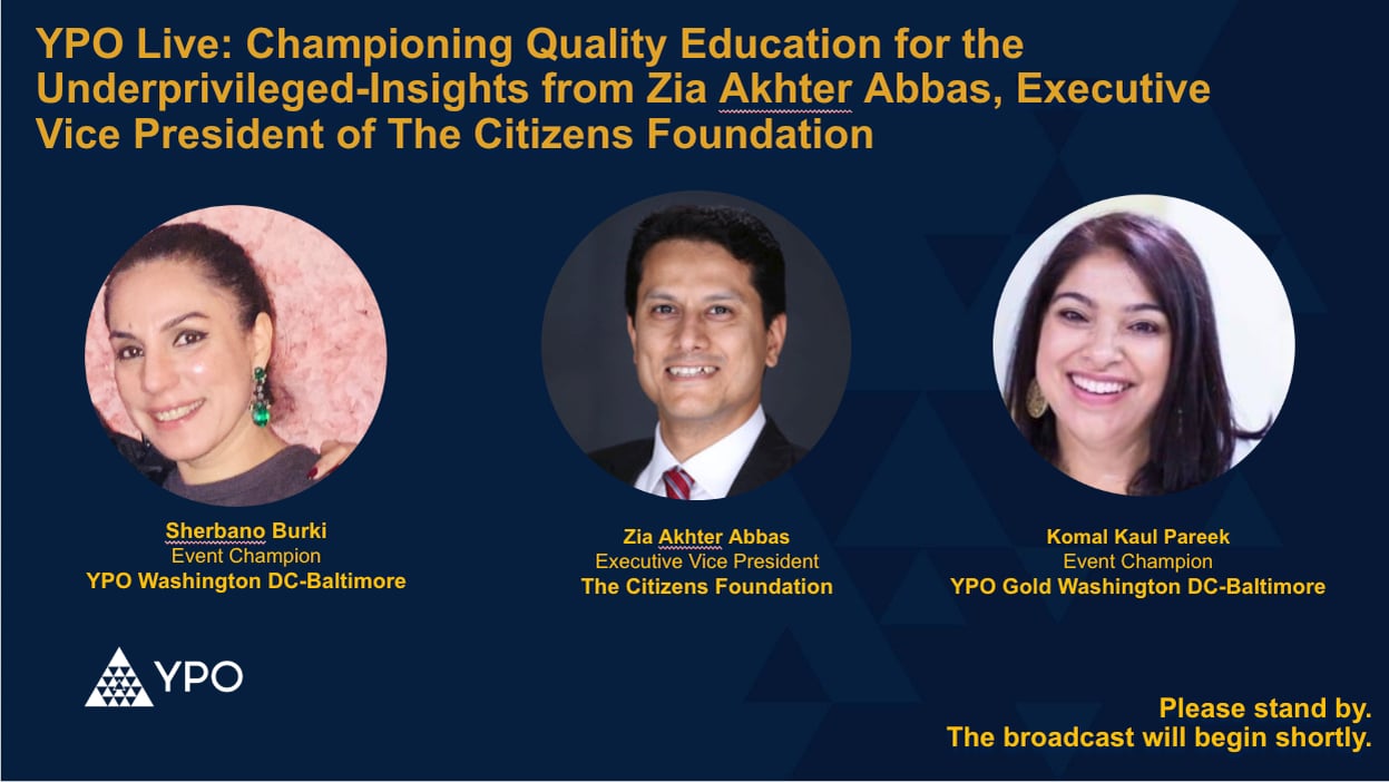 Championing Quality Education for the Underprivileged with Zia Akhter Abbas
