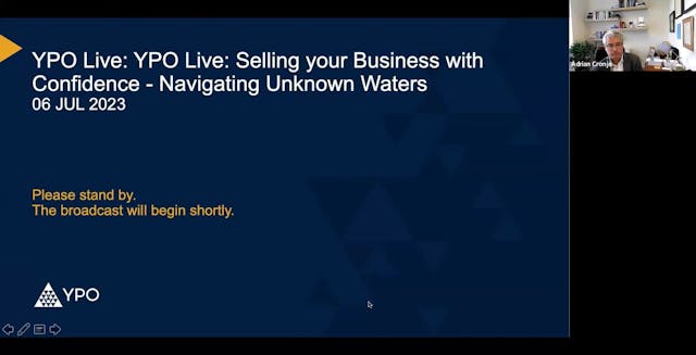 YPO Live: Selling your Business with ...