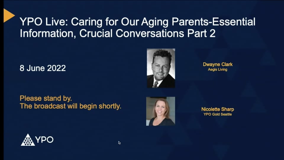 Caring For Our Aging Parents - Essential Information, Crucial Conversations Ep 2