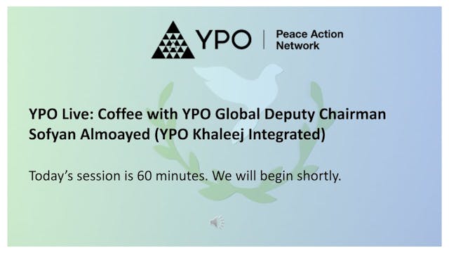 Coffee with YPO Global Deputy Chairma...