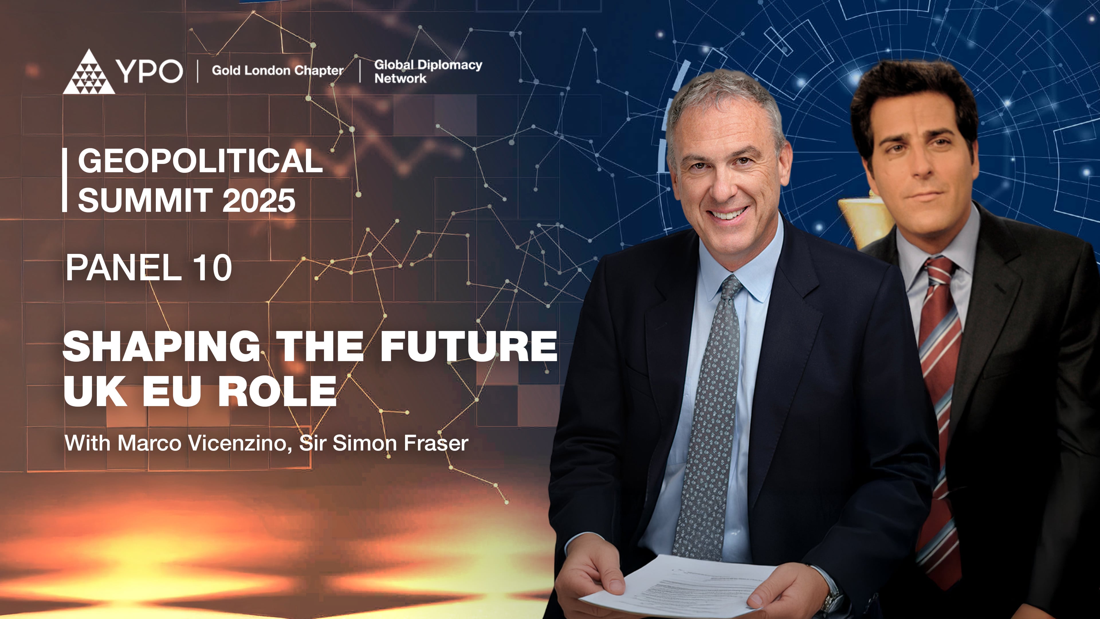 Panel 10 - Shaping the Future: UK EU Role - Sir Simon Fraser, Marco Vicenzino