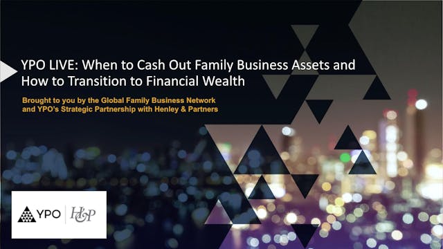 When to Cash Out Family Business Asse...