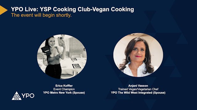 YSP Cooking Club - Vegan Cooking