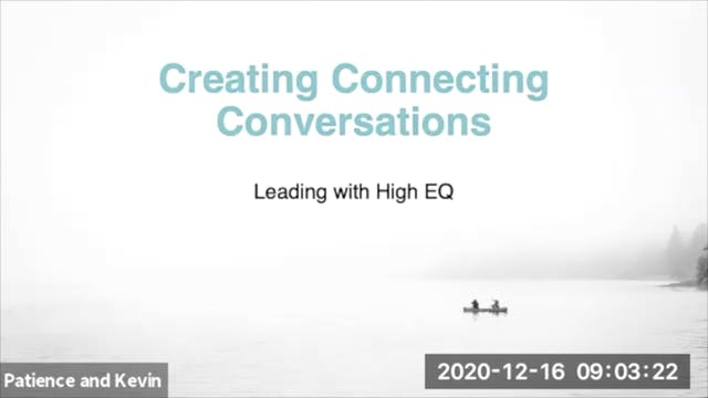 How To Create Connecting Conversation...