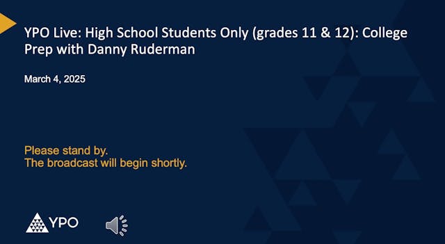 High School Students Only (grades 11 ...
