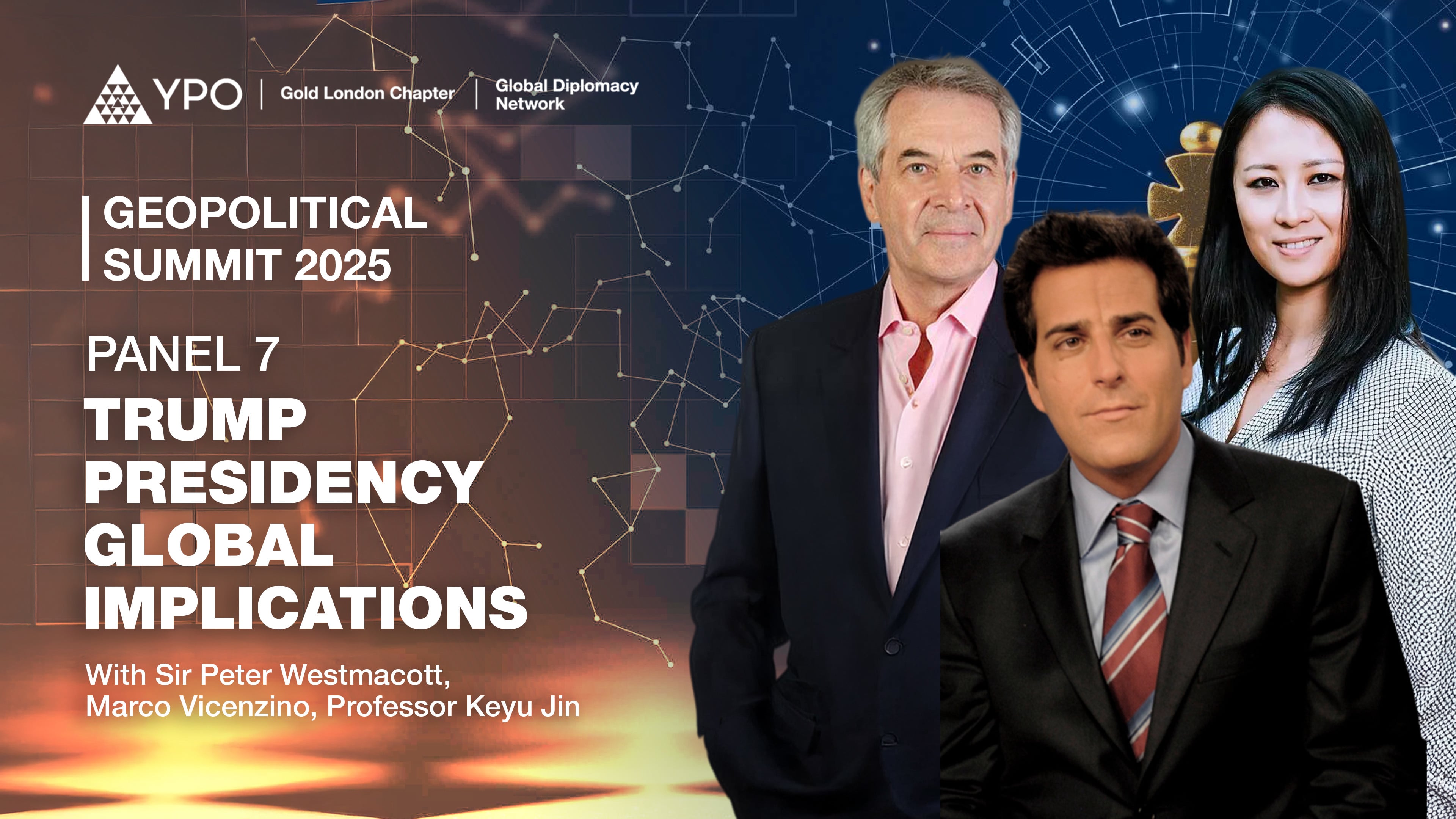 Panel 7 - Trump Presidency, Global Implications: Sir Peter Westmacott, Marco Vicenzino, Prof Keyu Jin