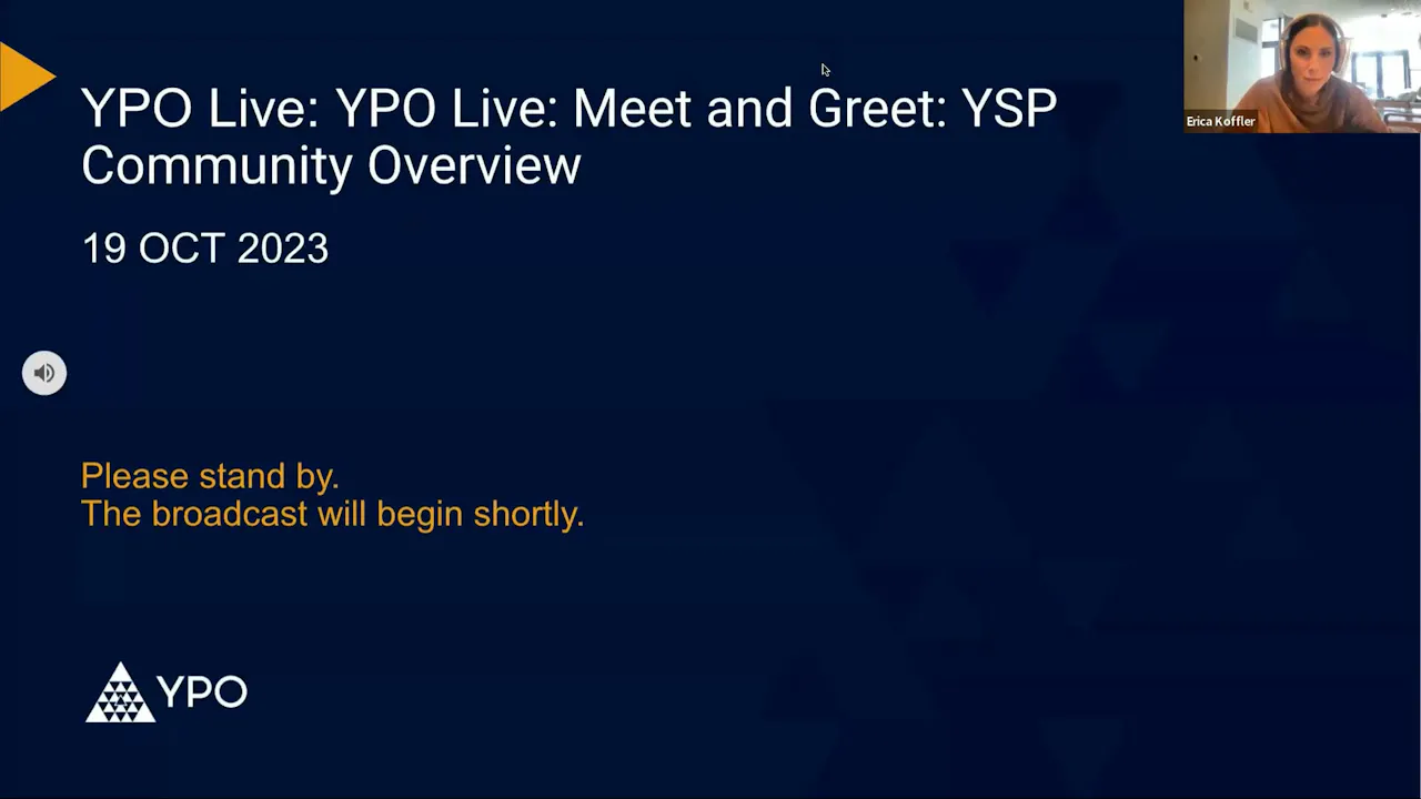 Meet and Greet - YSP Community Overview - YPO The Source